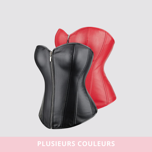 Corset bustier cuir