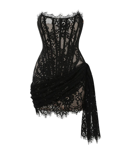 robe de soirée corset femme