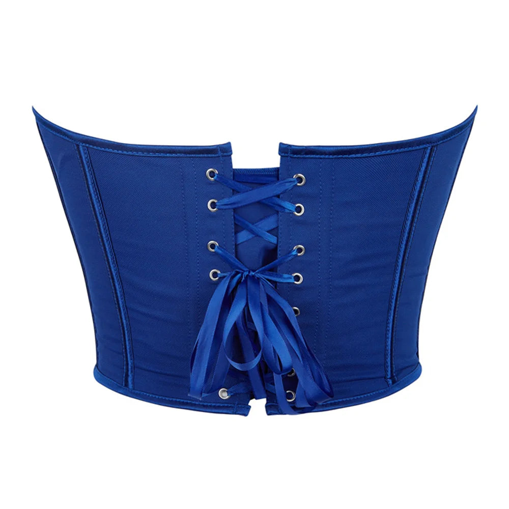 Bustier corset marine