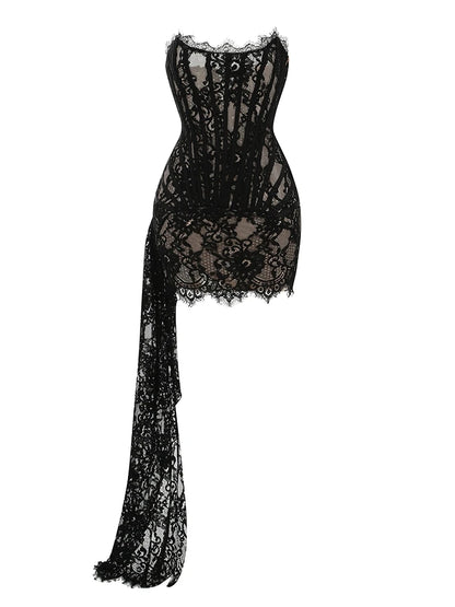 robe de soirée corset femme