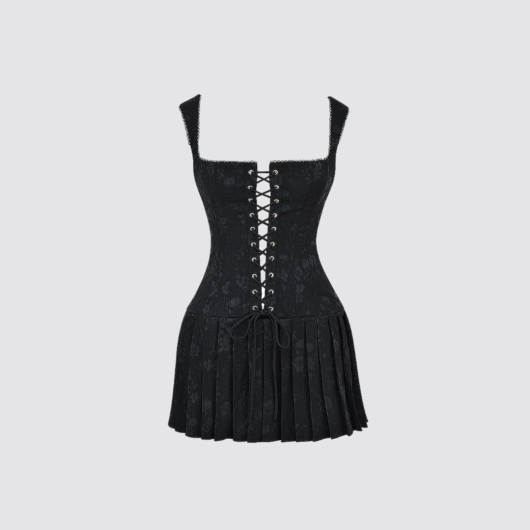 Robe effet corset