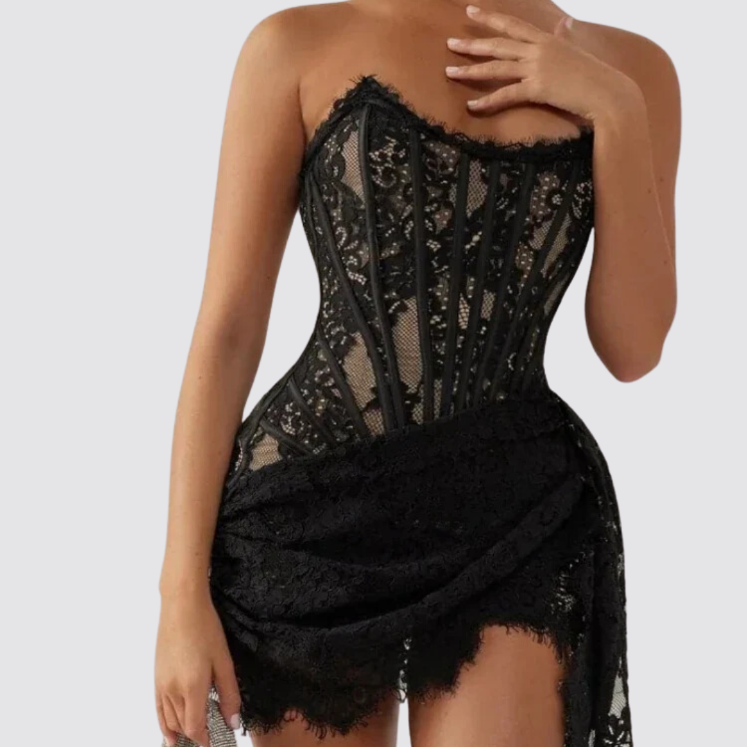 robe de soirée corset femme