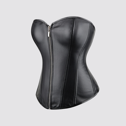 Corset bustier cuir