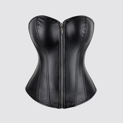 Corset bustier cuir