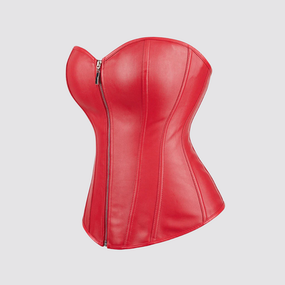 Corset bustier cuir